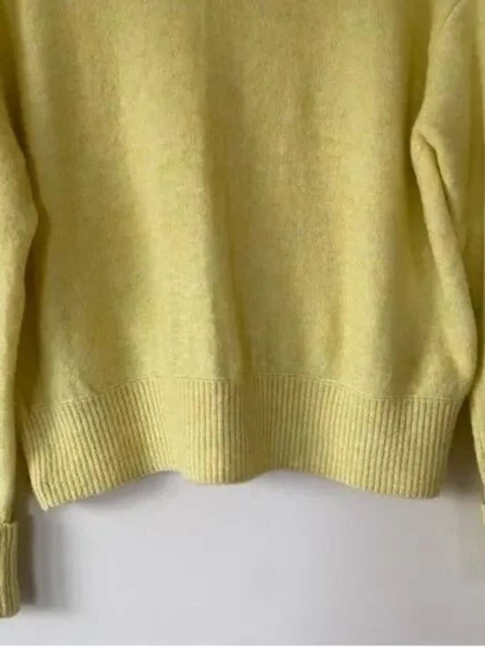 Pilcro by Anthropologie Juno Knit Sweater in Pastel Yellow Size L - Picture 3 of 4